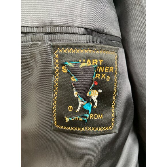 Hart Schaffner Marx for Nordstrom Mens Plaid Wool Blazer 44XL VTG EUC 7024 - Picture 7 of 15